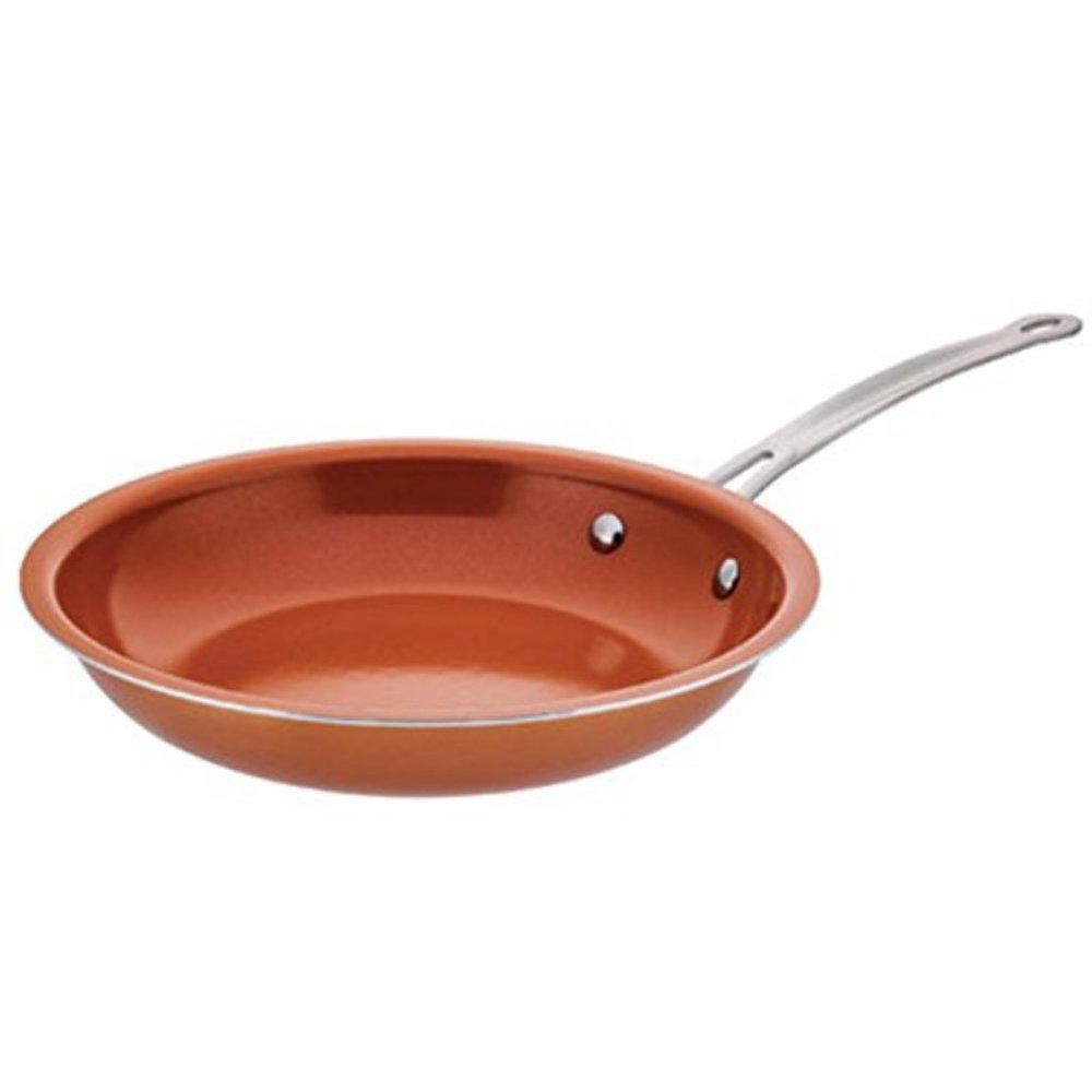 SALE NON STICK COPPER WIDE RIDGE FRYING PAN